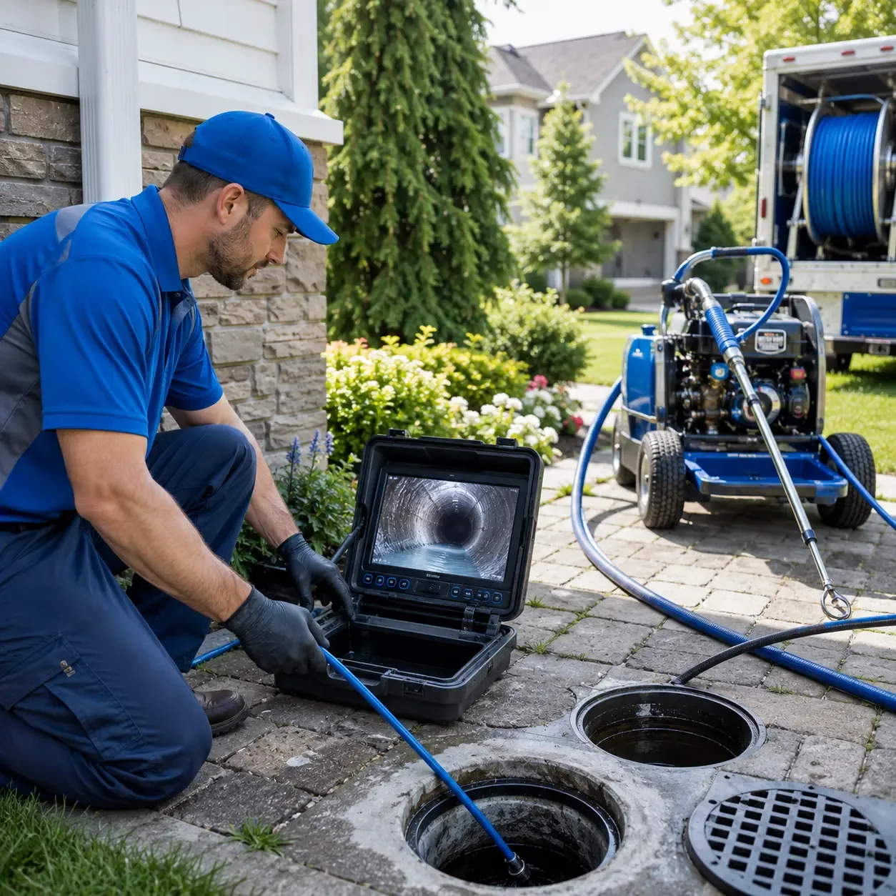 Outdoor drain cleaning professionals serving North Richland Hills, TX